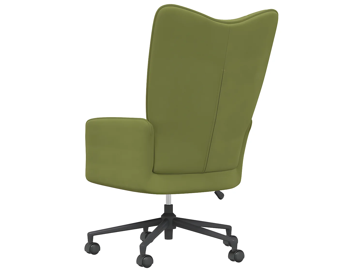 Fauteuil droit Vert clair Velours LSJ3408
