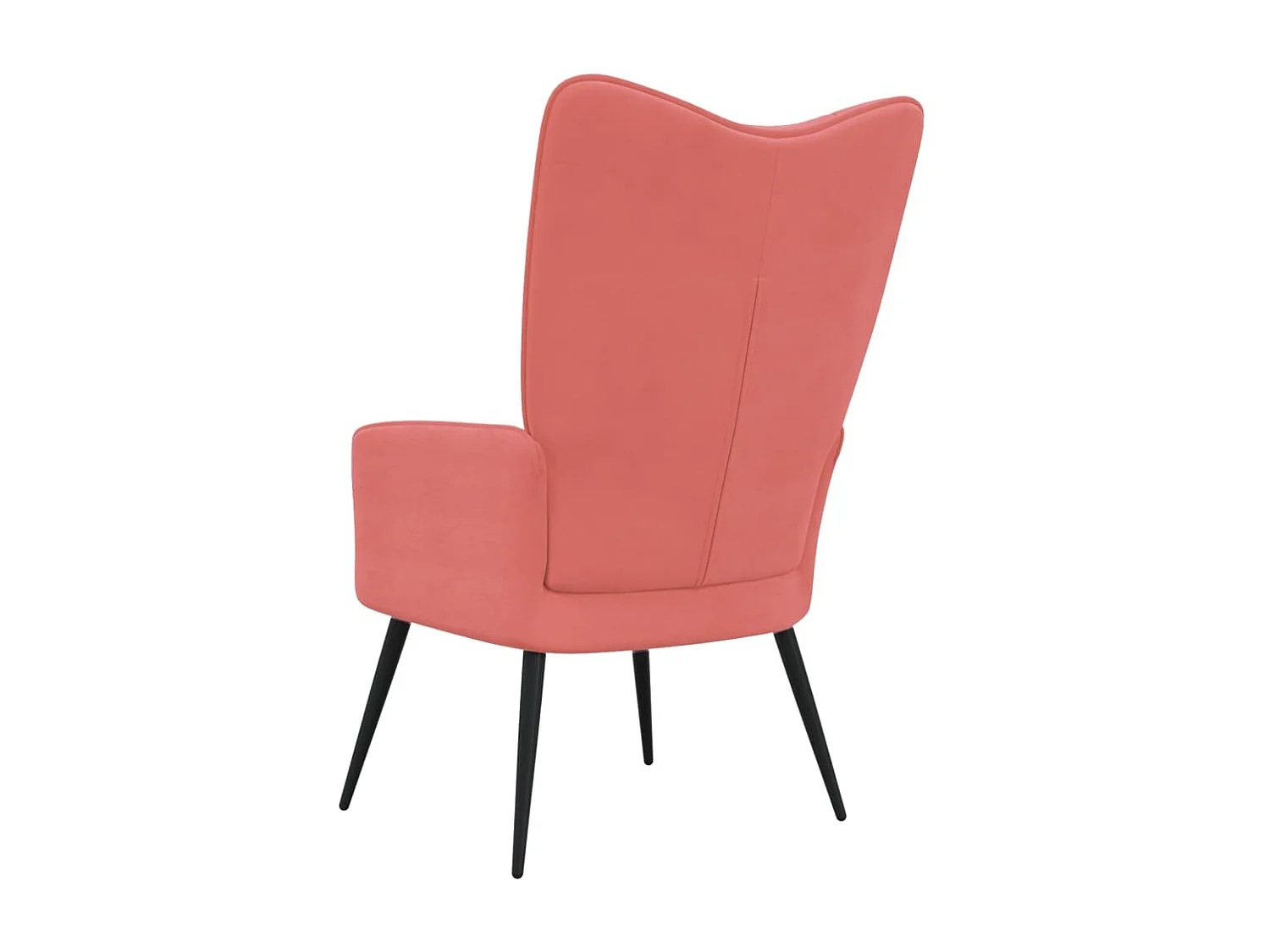 Fauteuil droit Rose Velours LSJ4619