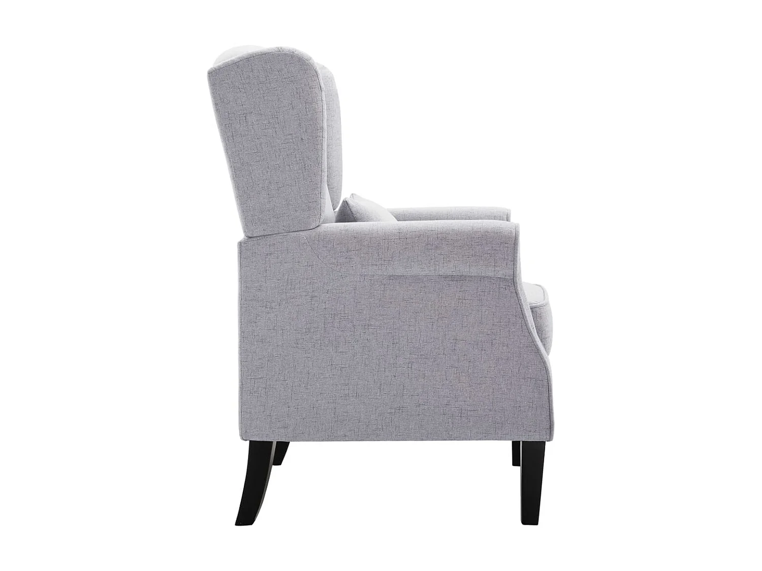 Fauteuil droit Gris clair Tissu SEF60251