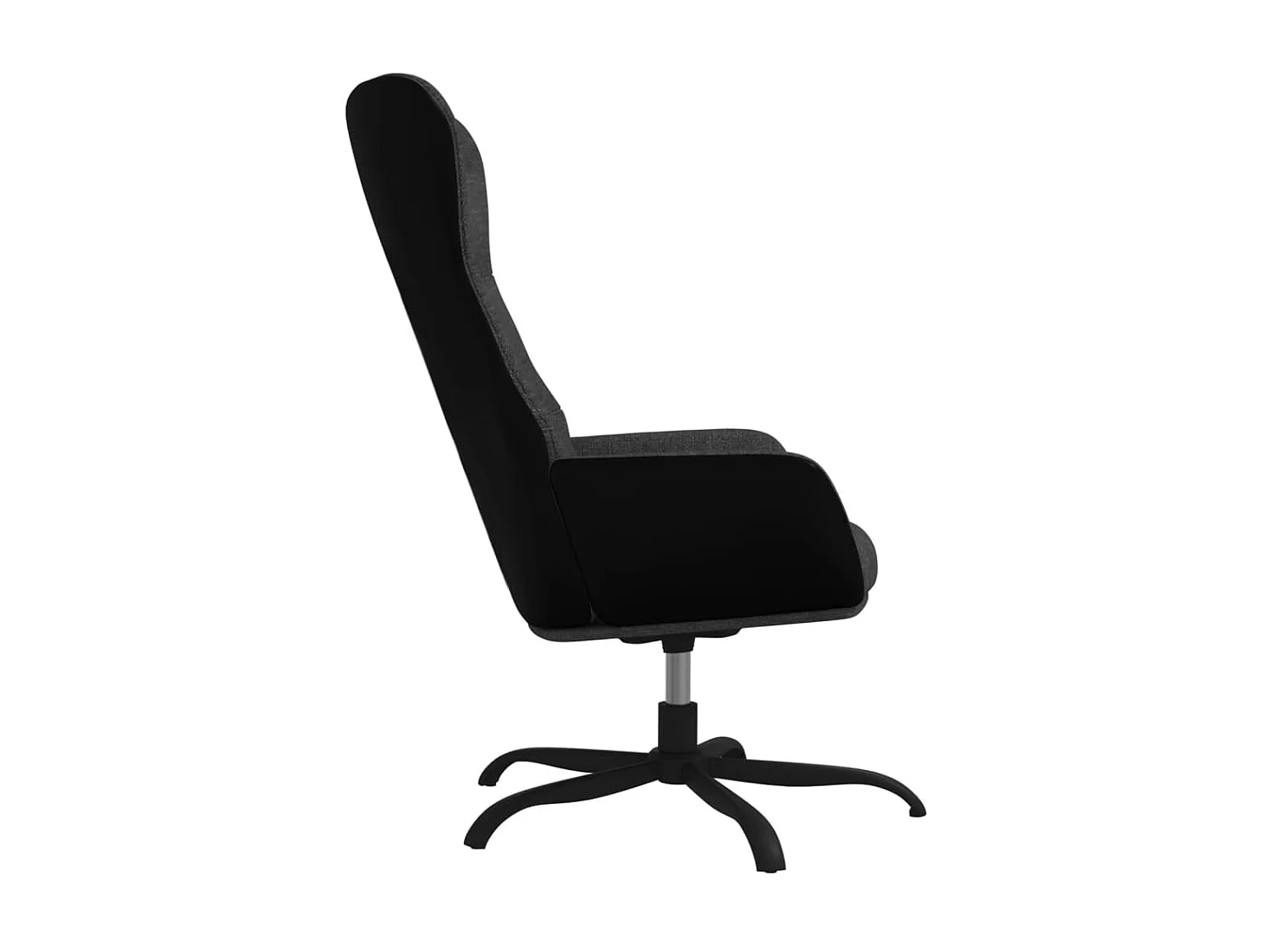 Fauteuil droit Gris foncé Tissu FVBB38083