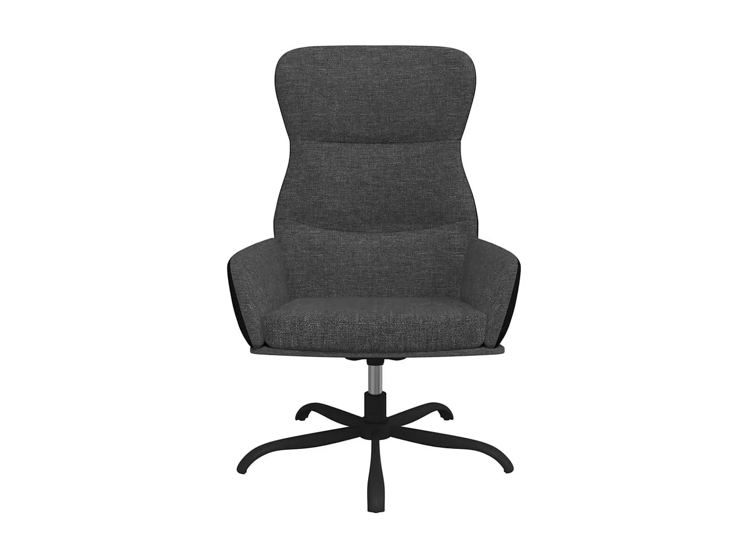 Fauteuil droit Gris foncé Tissu FVBB38083