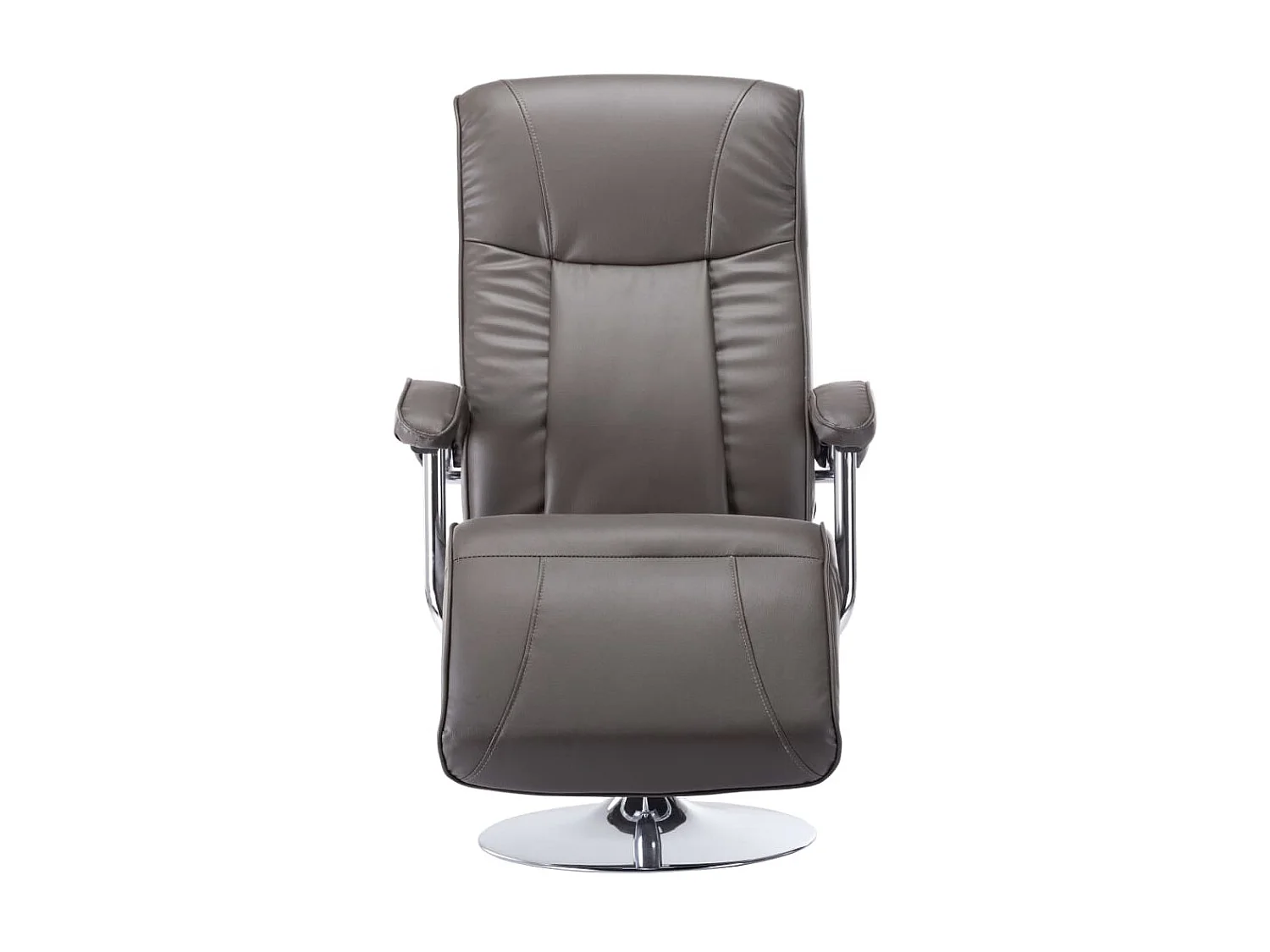 Fauteuil TV Gris Similicuir SEF63403