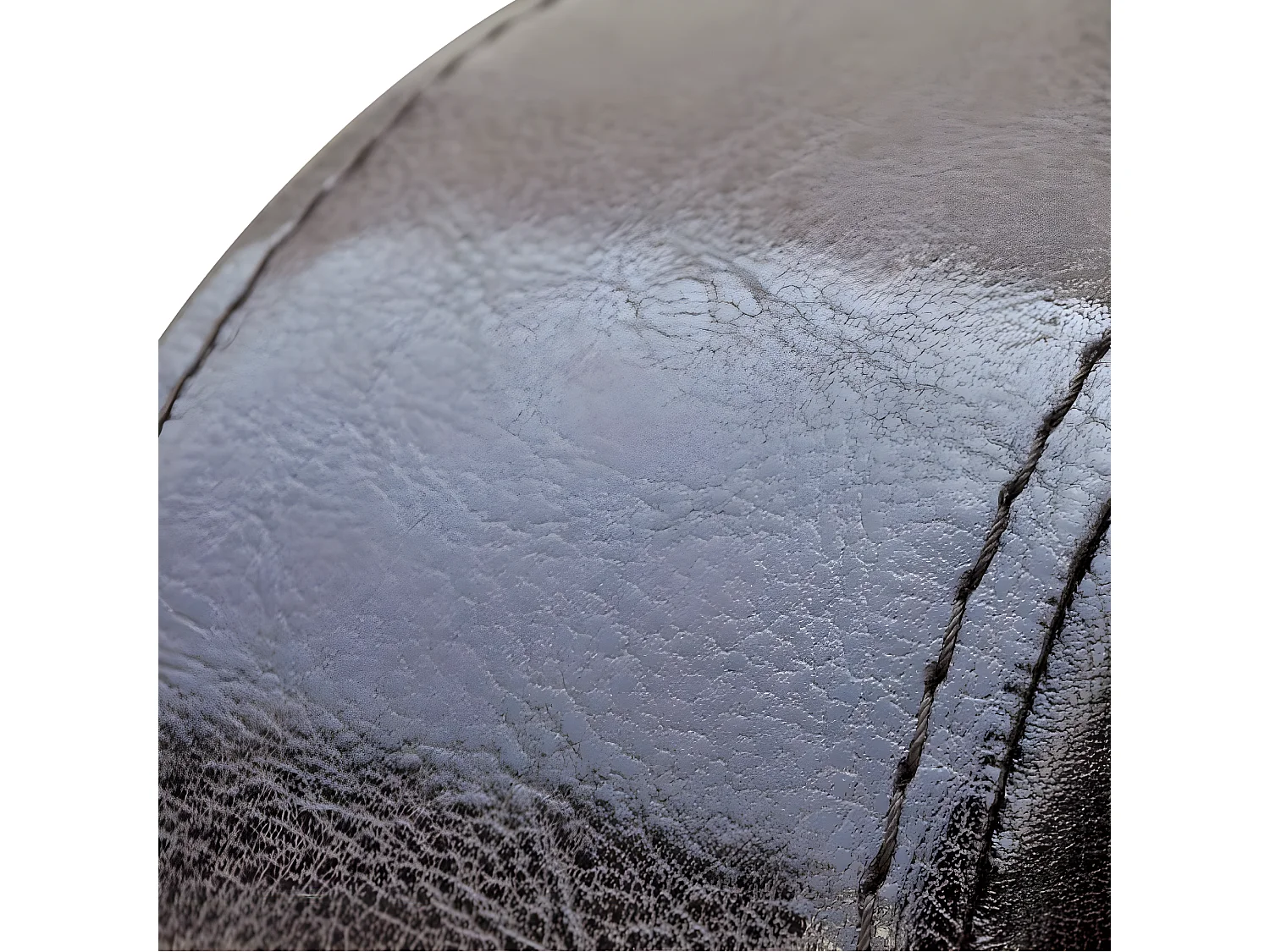 Fauteuil droit Marron Similicuir SEF40207