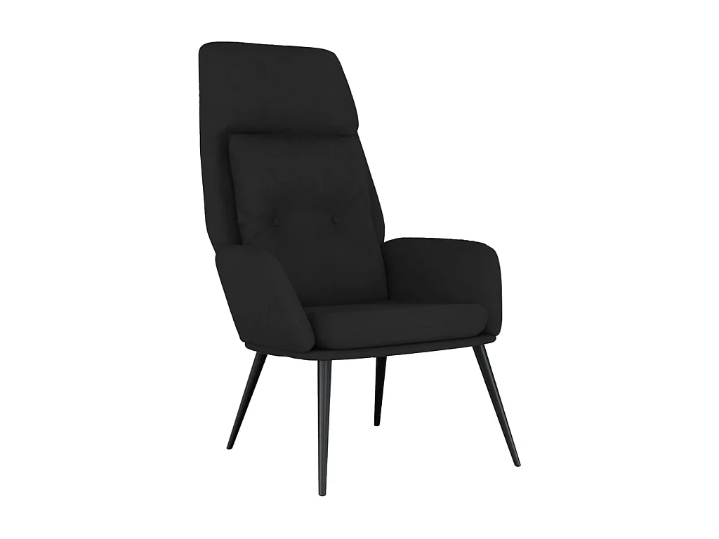 Relaxsessel | Fernsehsessel Schwarz Wildleder-Optik -gkd491071