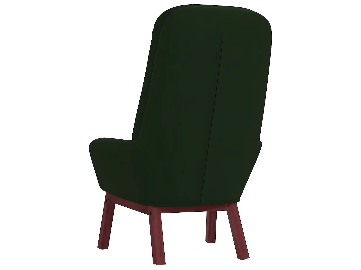 Fauteuil droit Vert foncé Velours OIU8355