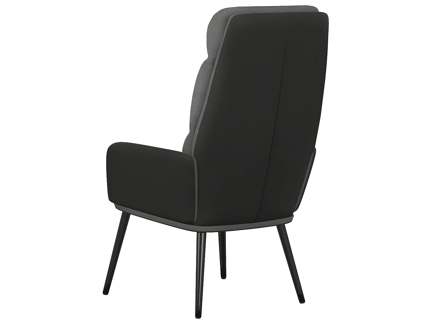 Fauteuil droit Gris clair Tissu OIU8475