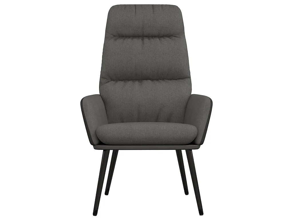 Fauteuil droit Gris foncé Tissu OIU7134