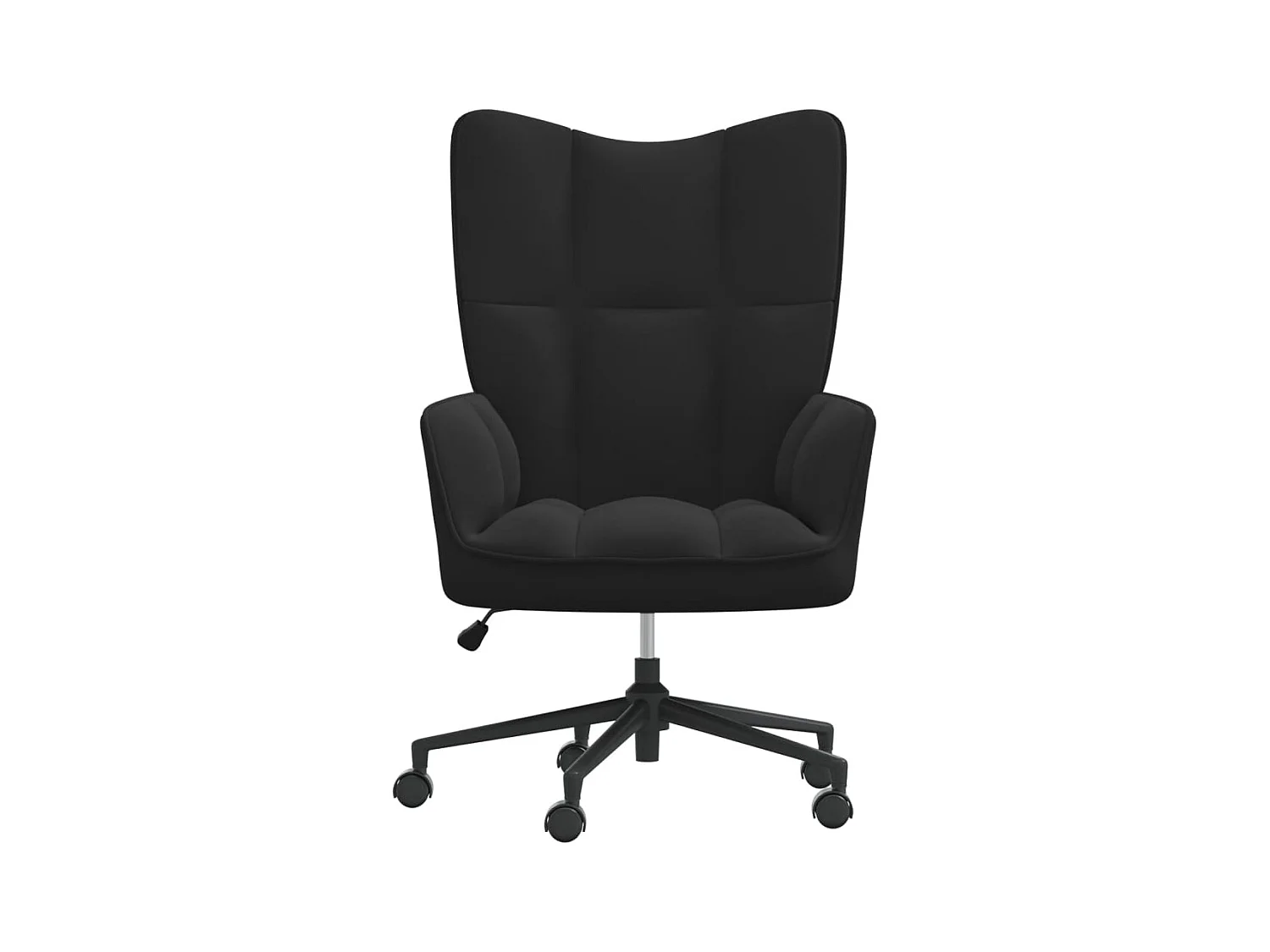 Fauteuil droit Noir Velours LSJ8576