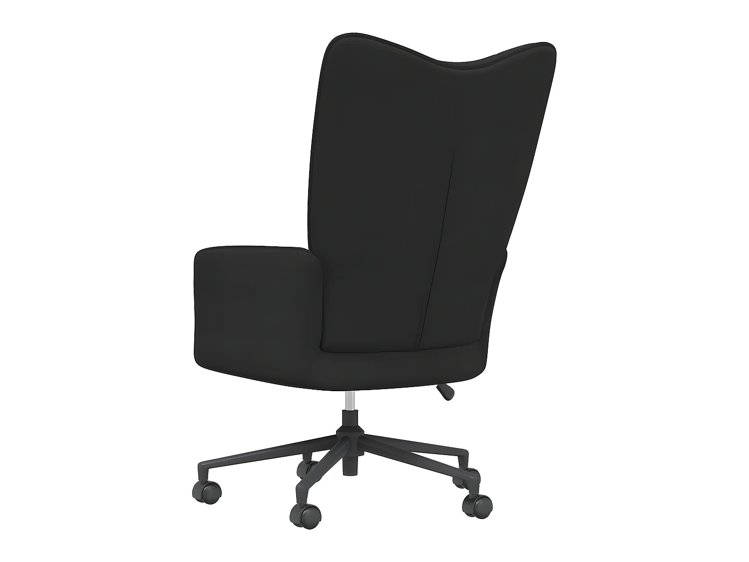 Fauteuil droit Noir Velours LSJ8576