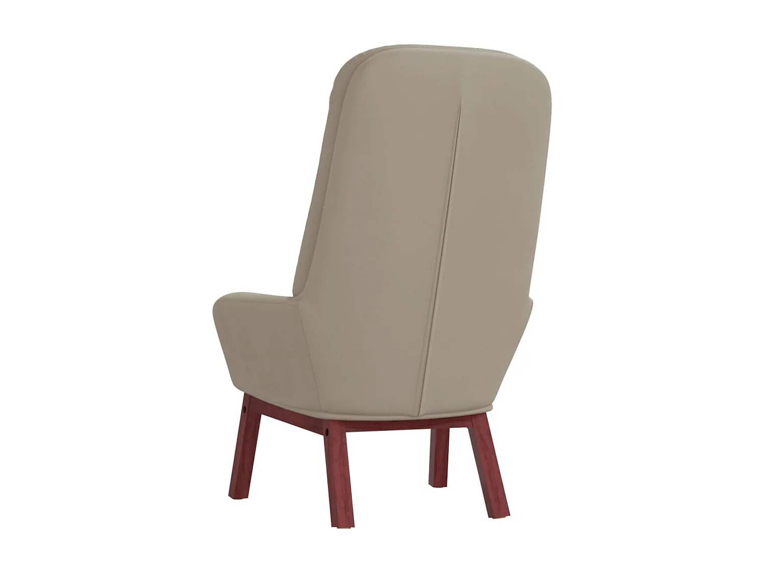 Fauteuil droit Gris clair Velours OIU9882