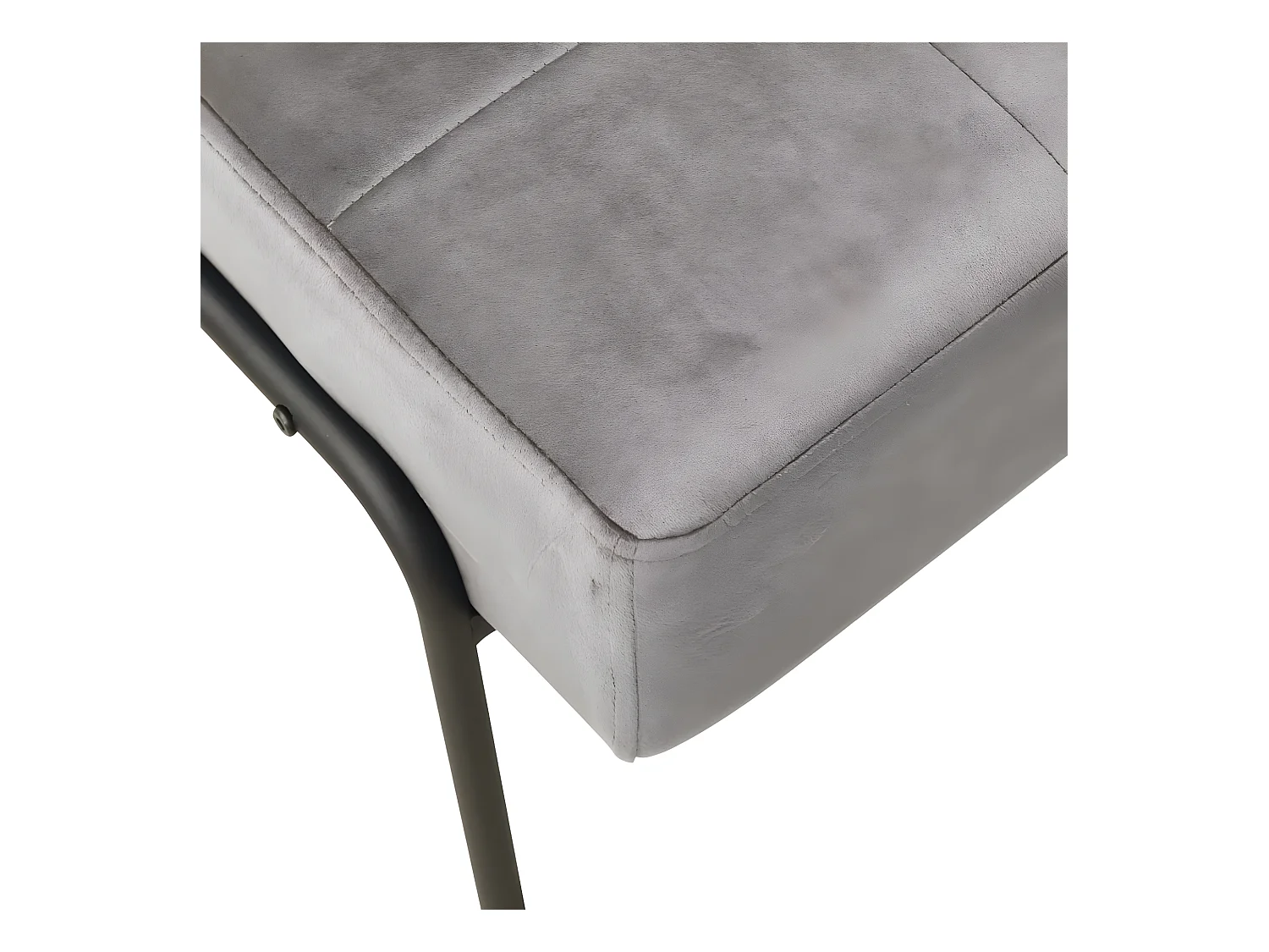 Relaxstoel 65x79x87 cm fluweel lichtgrijs NL189338