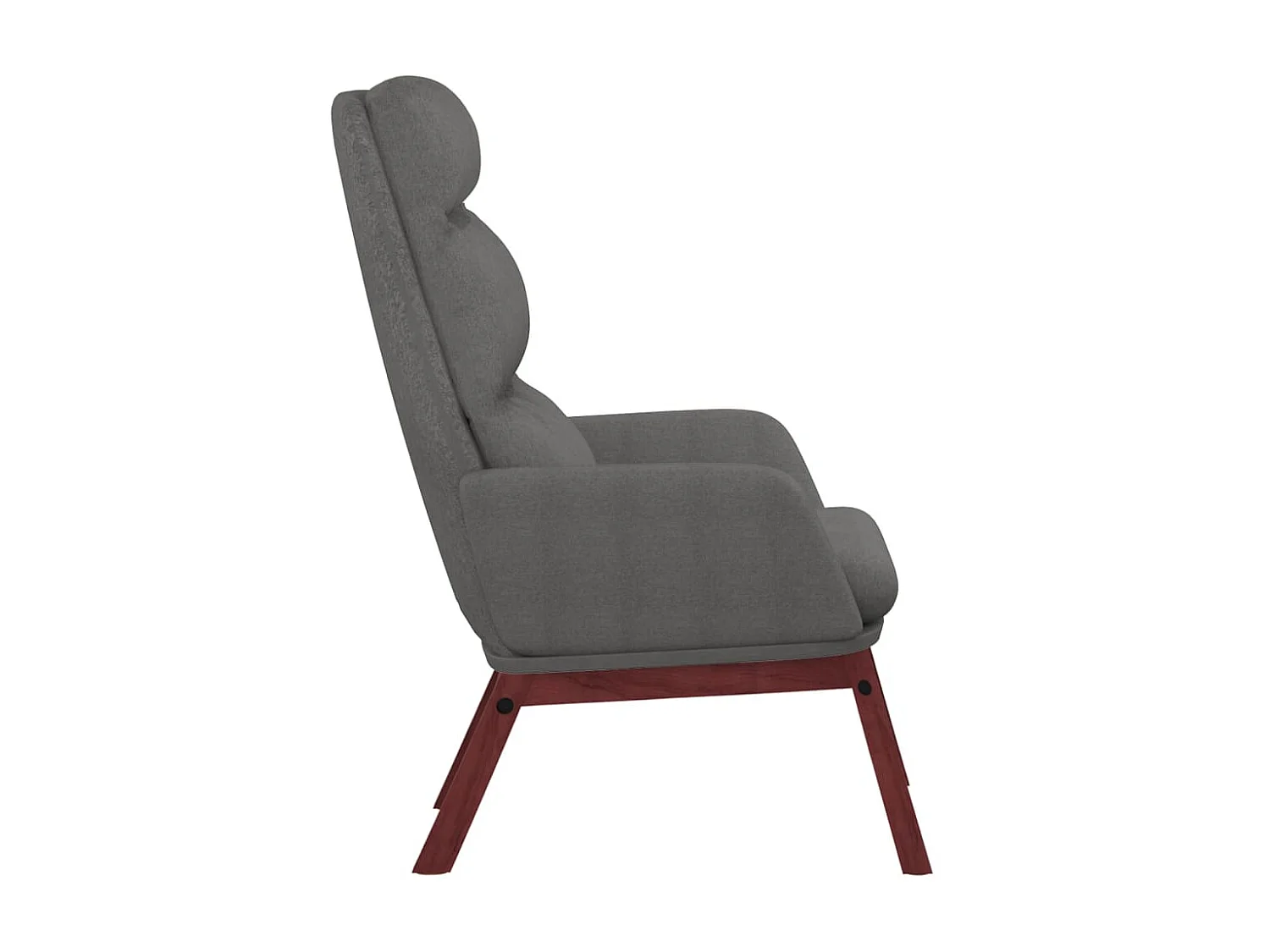 Fauteuil droit Gris clair Tissu OIU8184