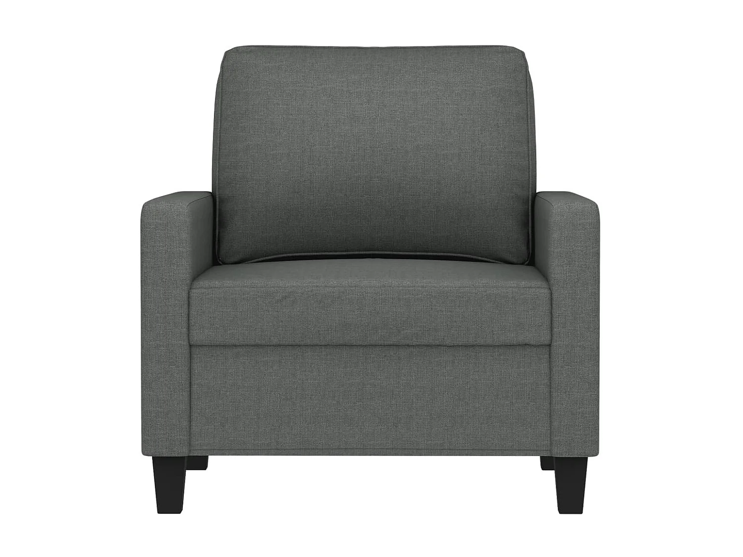 Fauteuil 60 cm stof donkergrijs NL993100