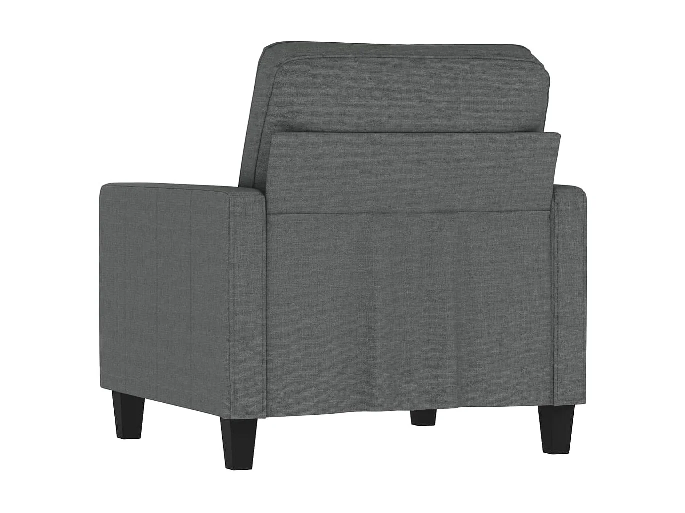 Fauteuil 60 cm stof donkergrijs NL993100