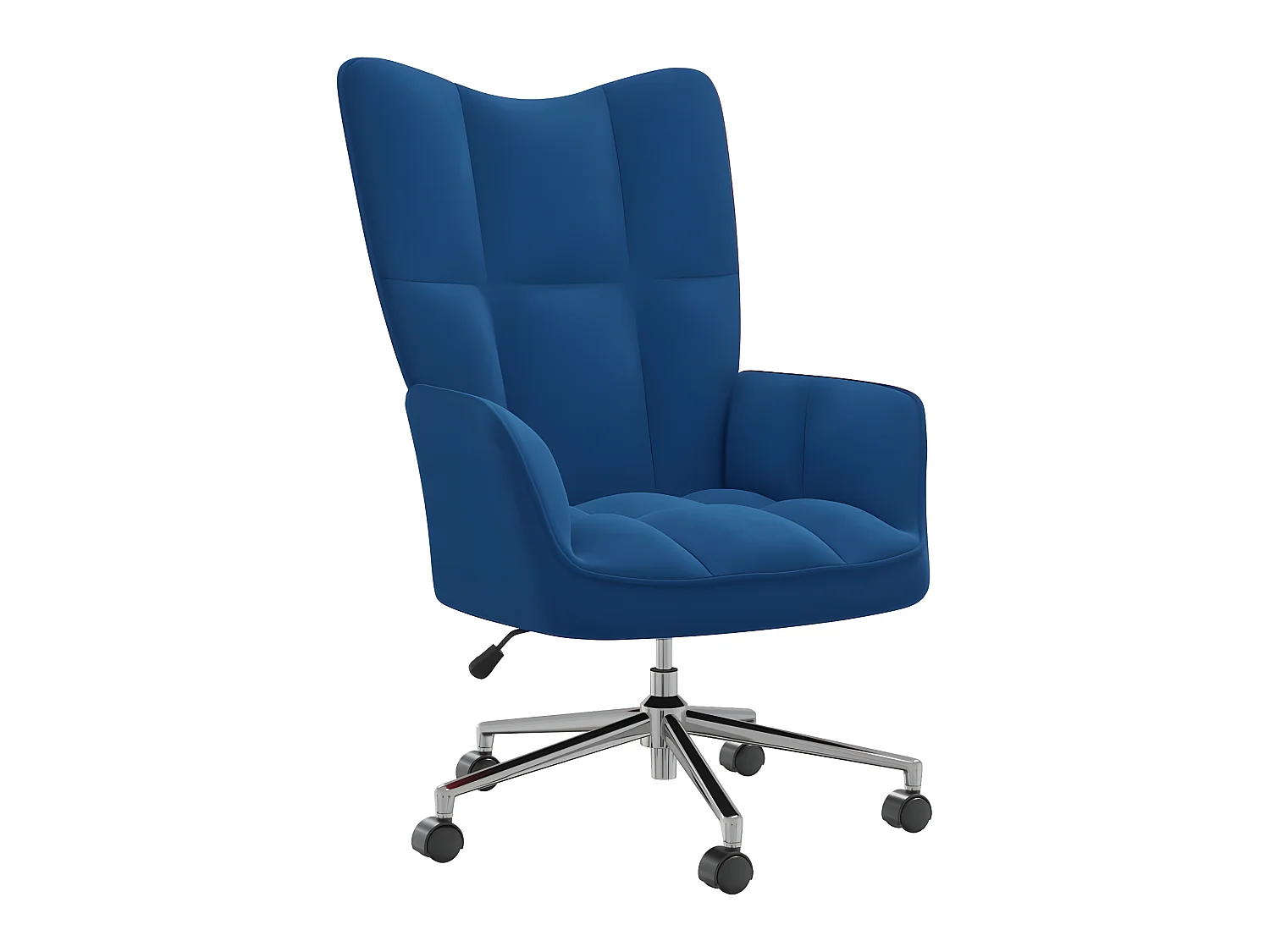 Fauteuil droit Bleu Velours OIU9064