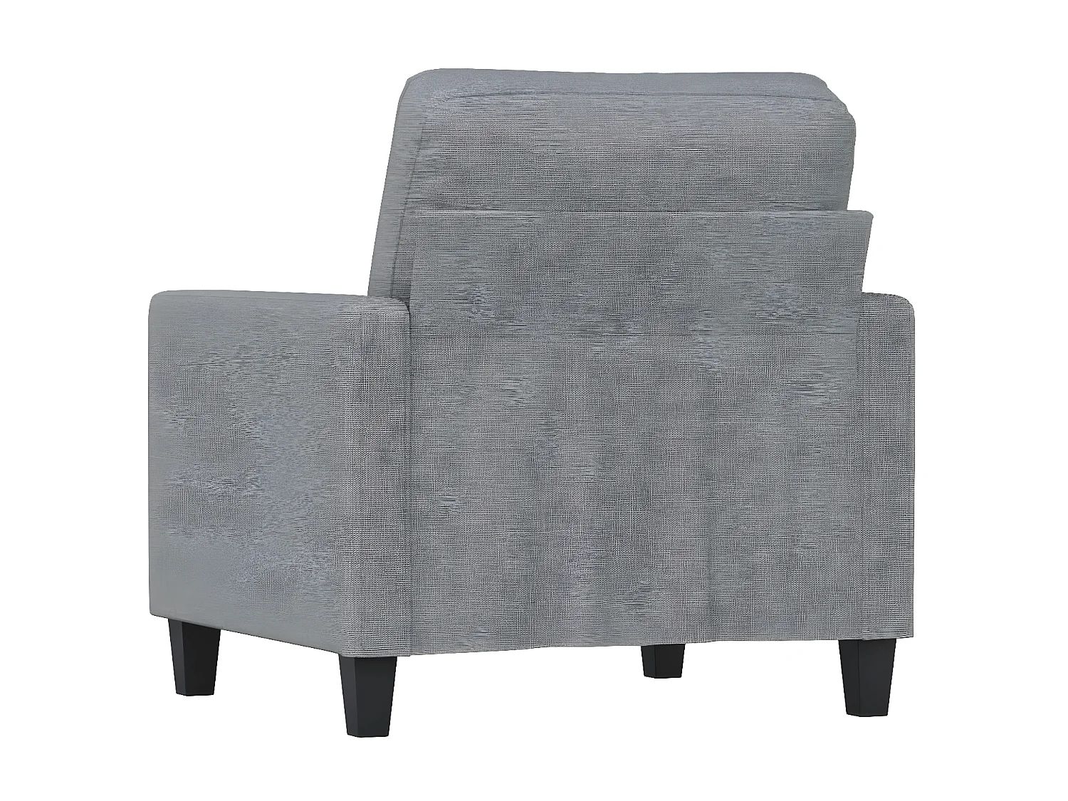 Fauteuil de salon Gris clair 60 cm Tissu FVBB56808