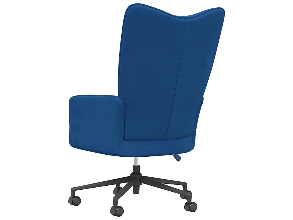 Fauteuil droit Bleu Velours LSJ6677