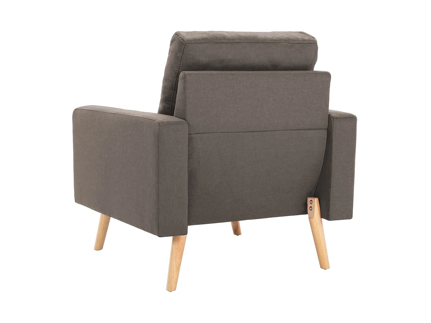 Fauteuil de salon Taupe Tissu SEF83214
