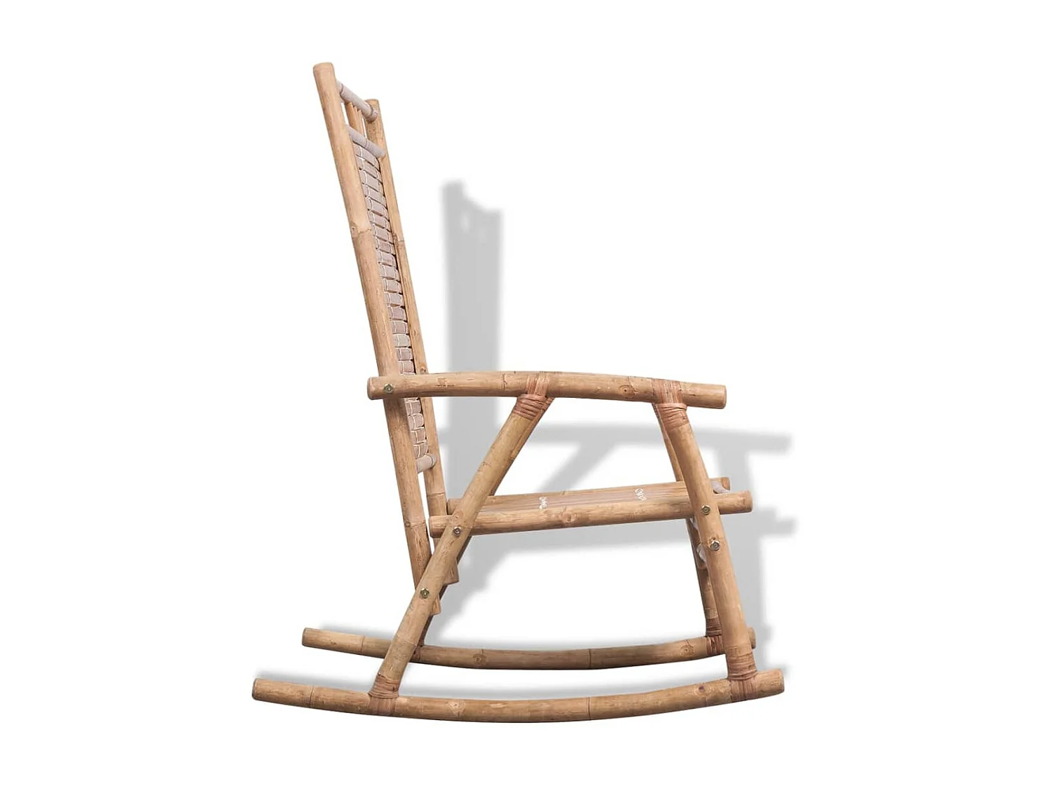 Fauteuil à bascule en bambou BE39370