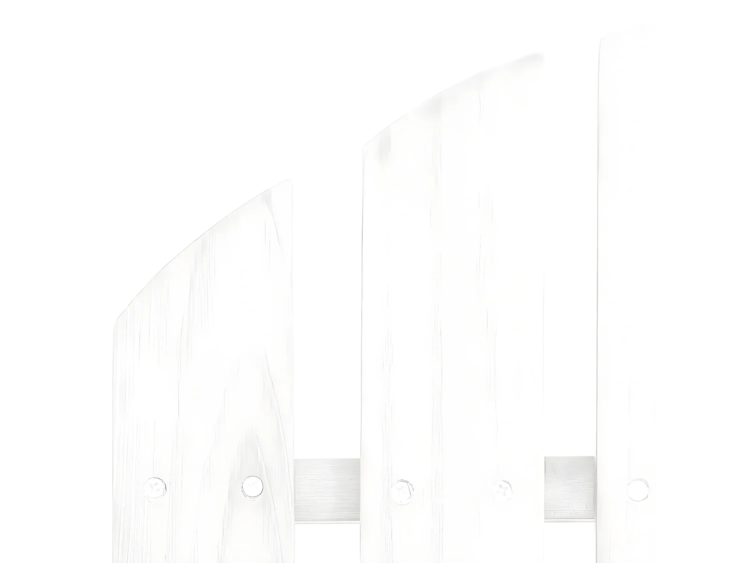 Fauteuil à bascule de jardin Bois Blanc BE96221