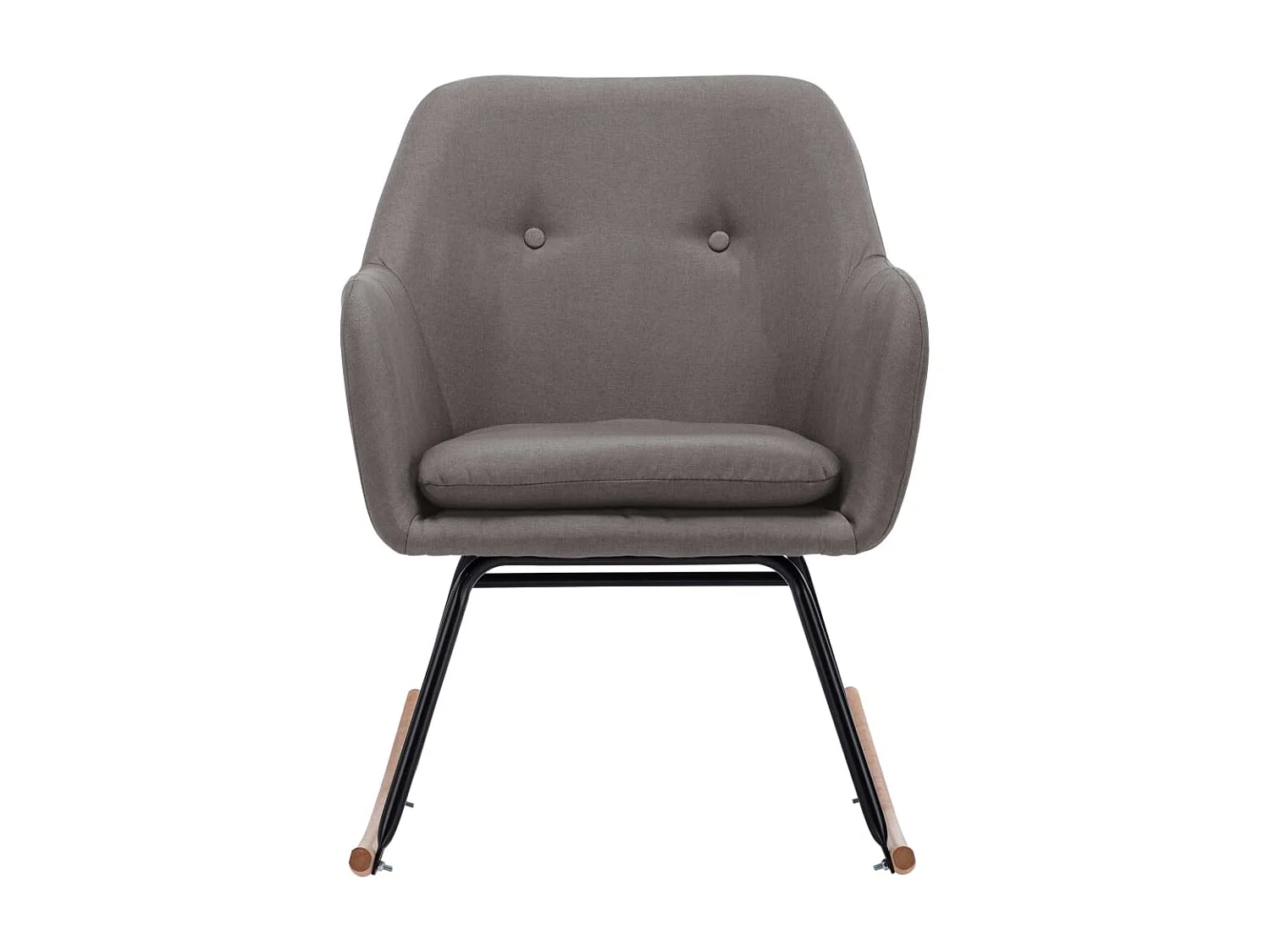 Fauteuil à bascule Gris clair Tissu BE71864