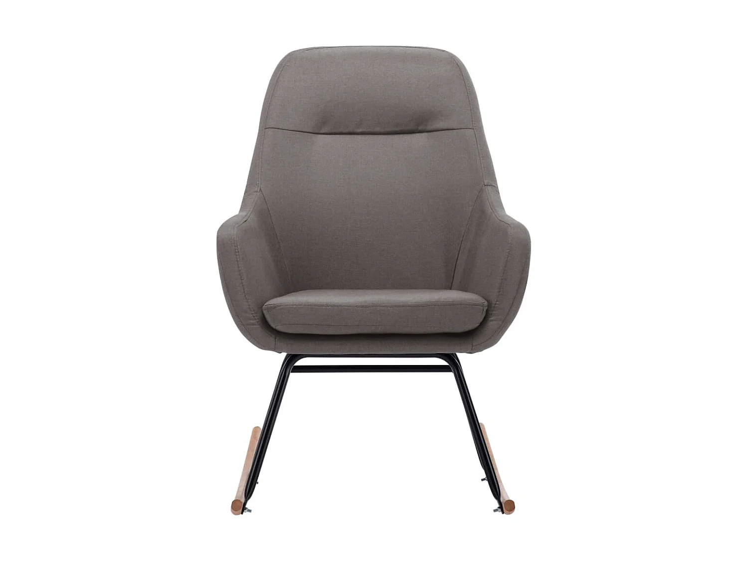 Fauteuil à bascule Gris clair Tissu BE97051