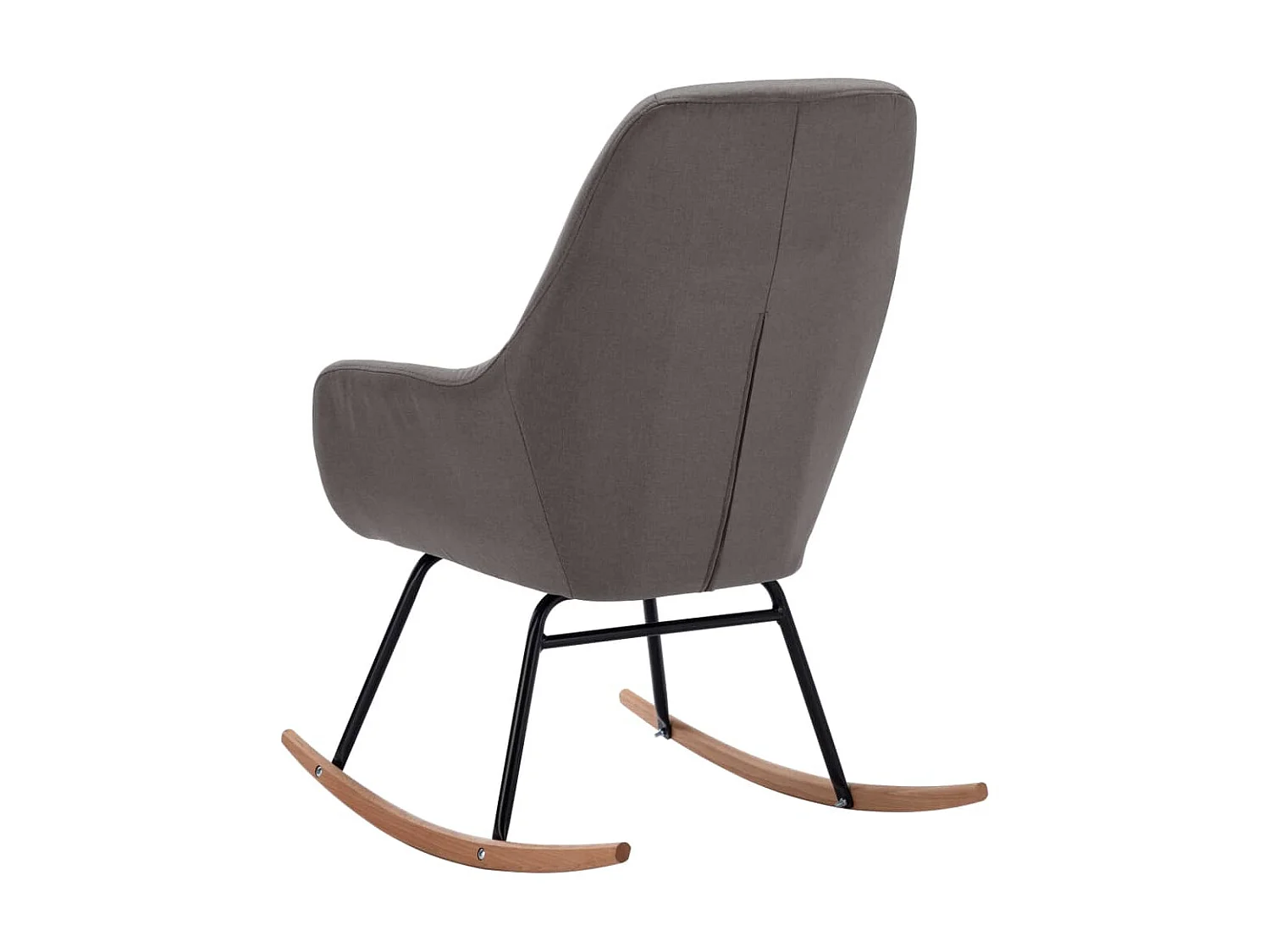 Fauteuil à bascule Gris clair Tissu BE97051