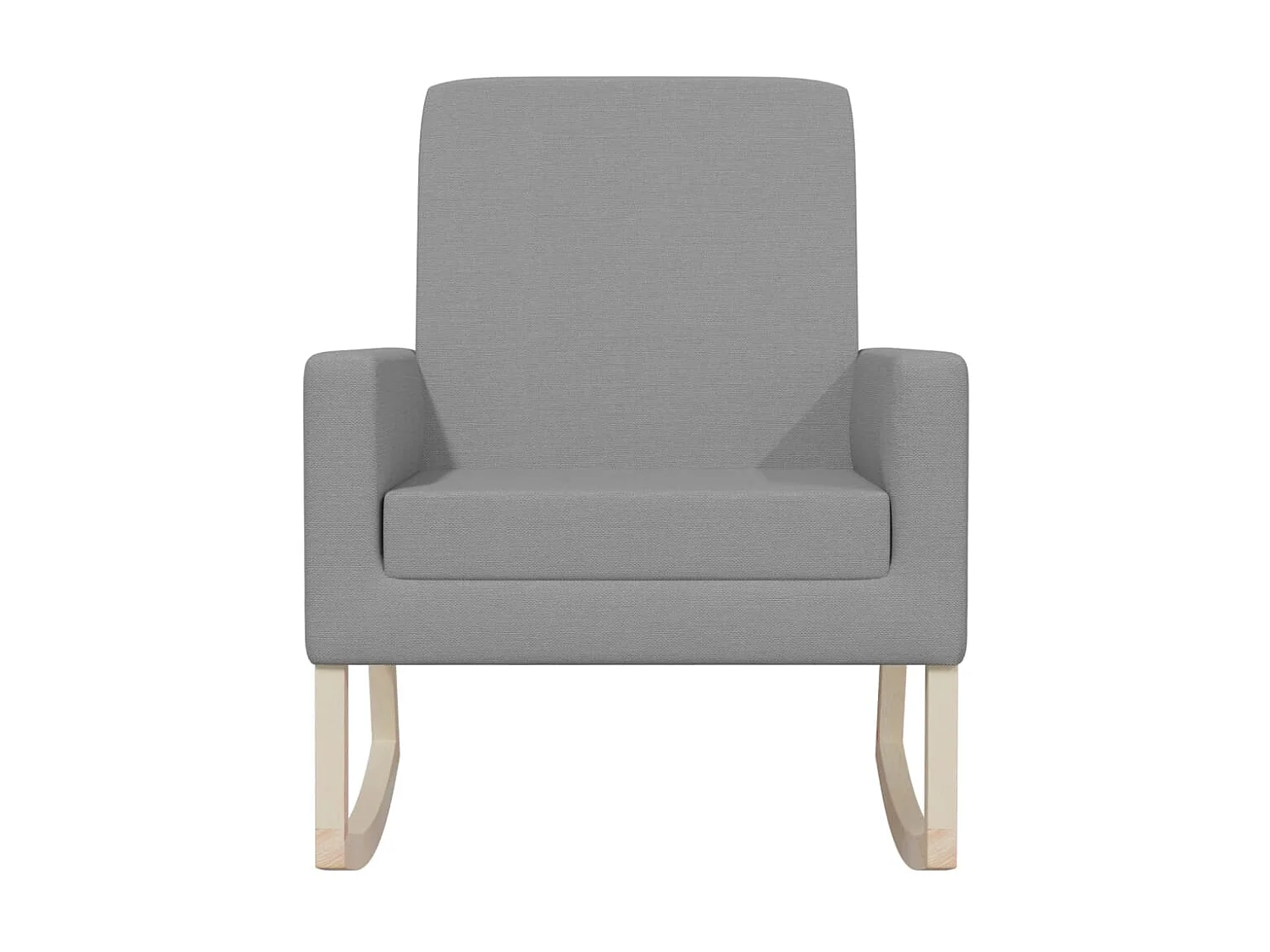 Cadeira de baloiço tecido cinzento-claro PT694593