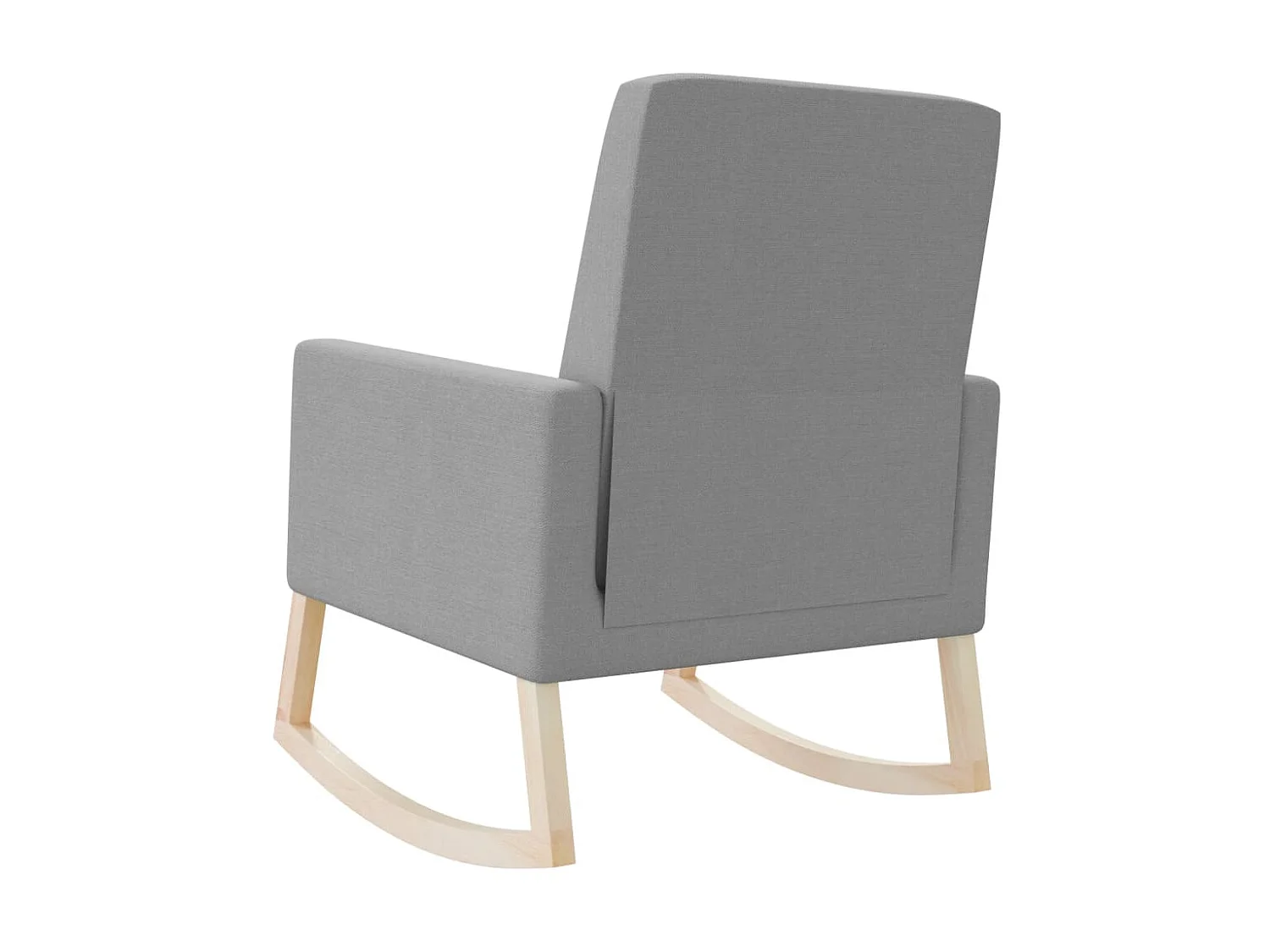 Cadeira de baloiço tecido cinzento-claro PT694593