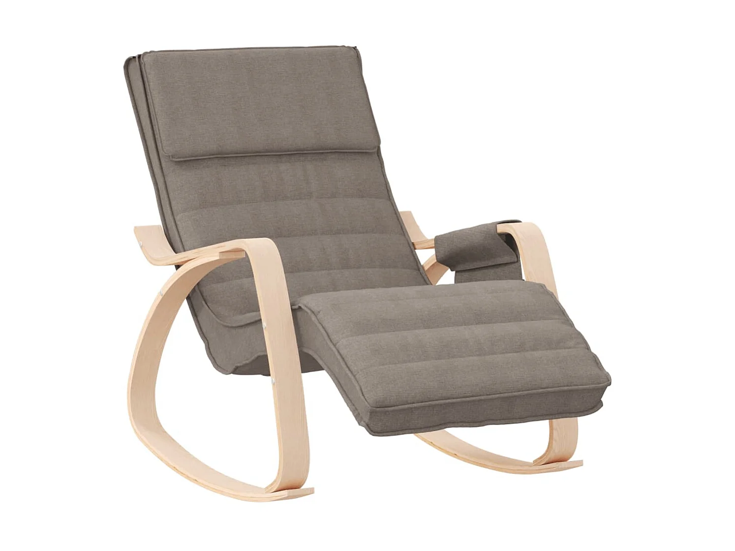 Fauteuil à bascule Taupe Tissu BE3274