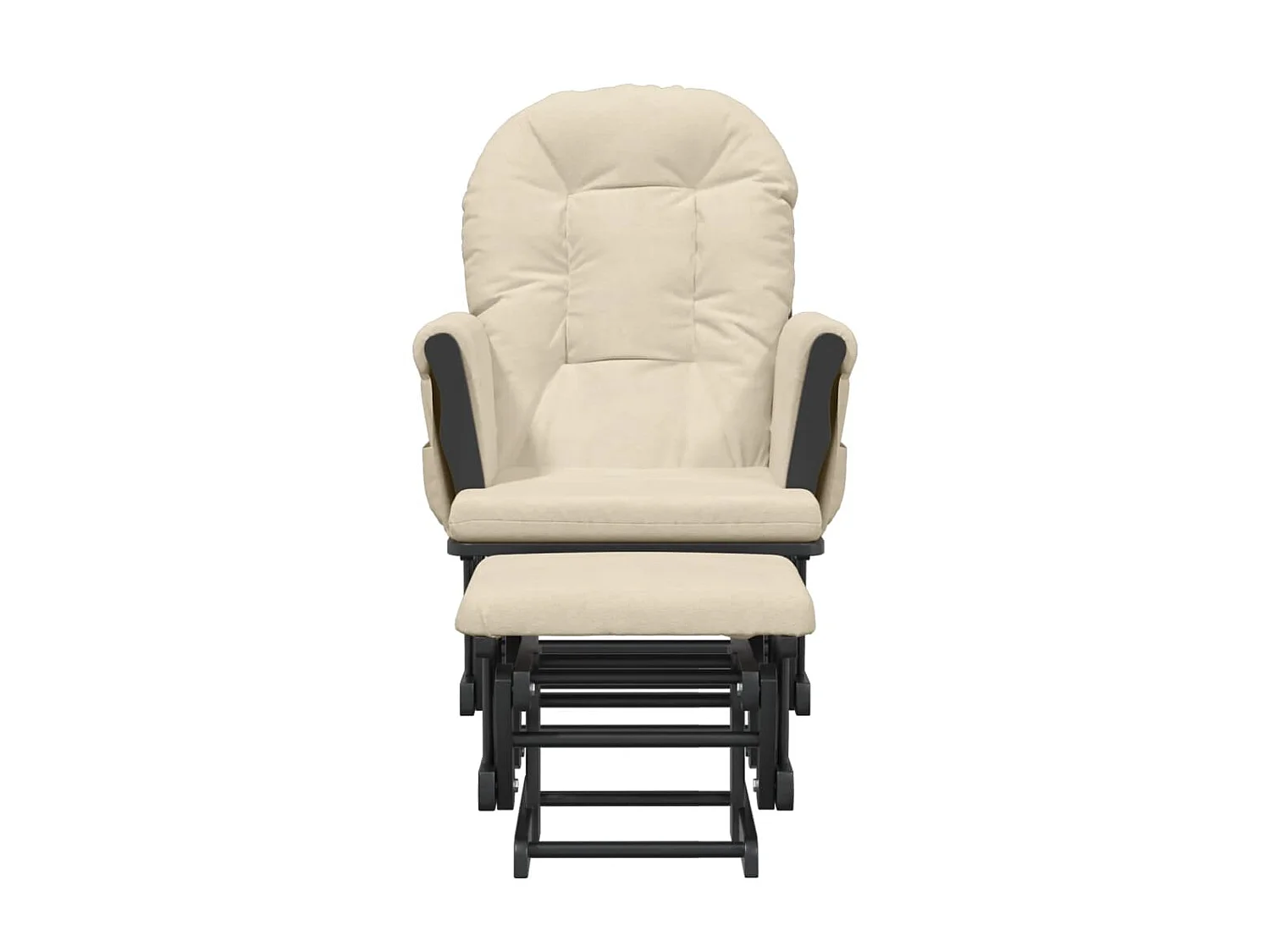 Cadeira de amamentação com banco tecido branco nata PT930176