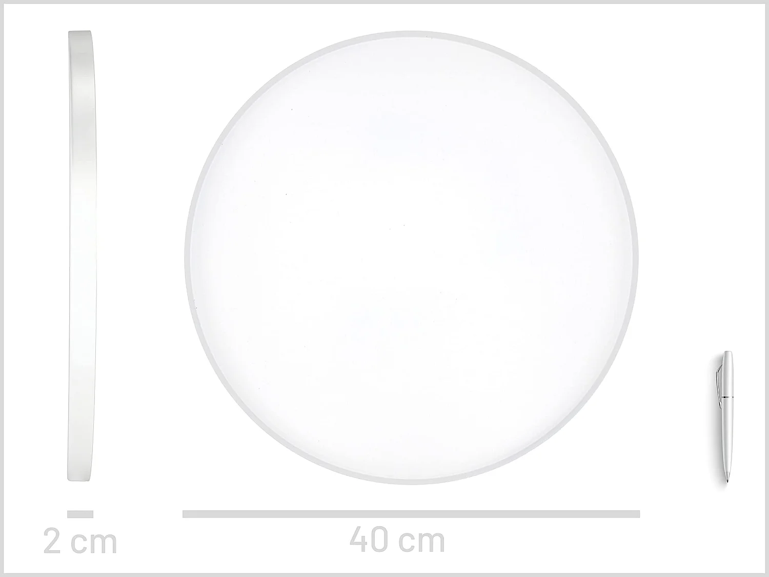 D&D Living® Deko Tablett Rund Ø 40 cm | Design