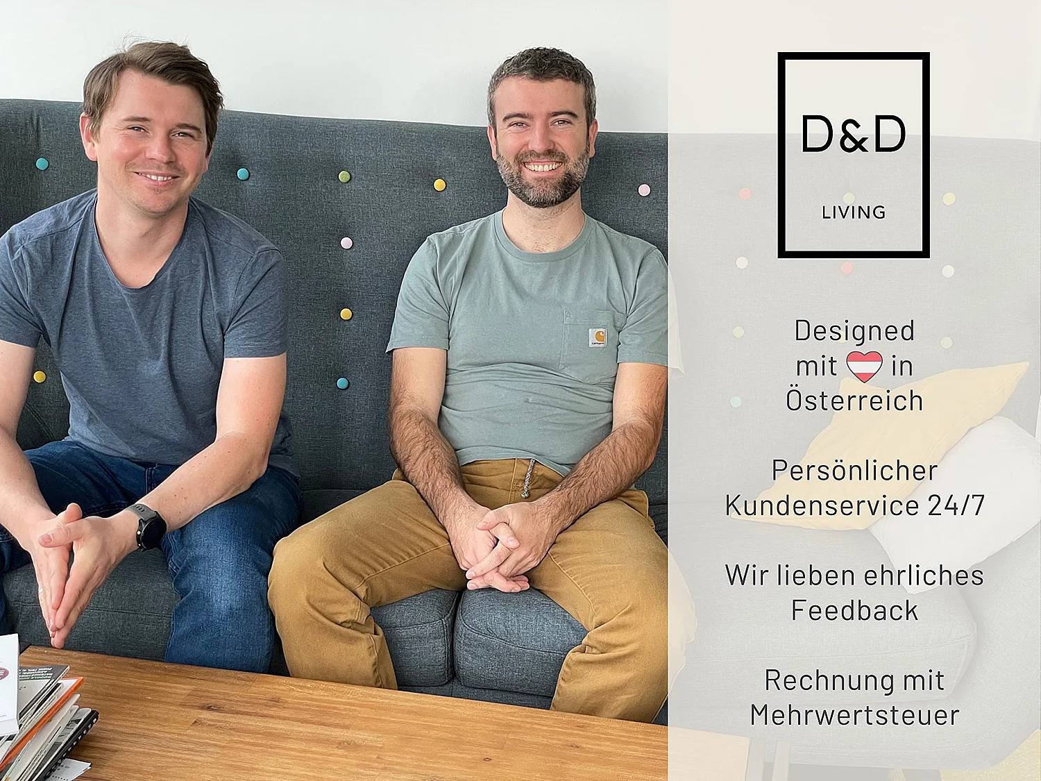 D&D Living® Deko Tablett Rund Ø 40 cm | Design