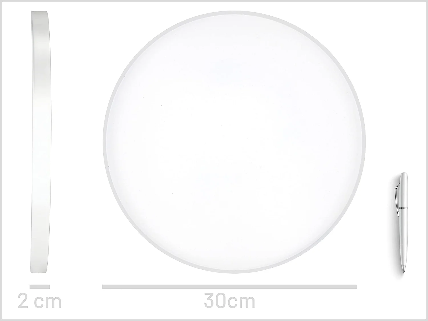 D&D Living® Deko Tablett Rund Ø 30 cm | Design