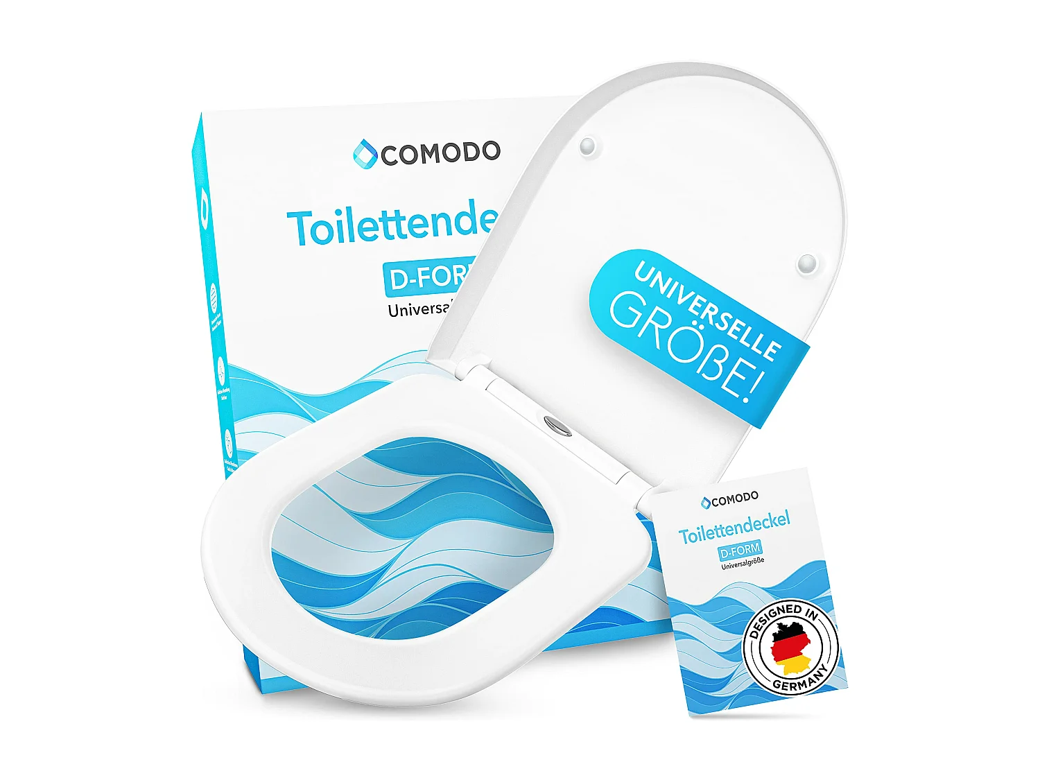 Comodo Toilettendeckel mit Absenkautomatik & Quick