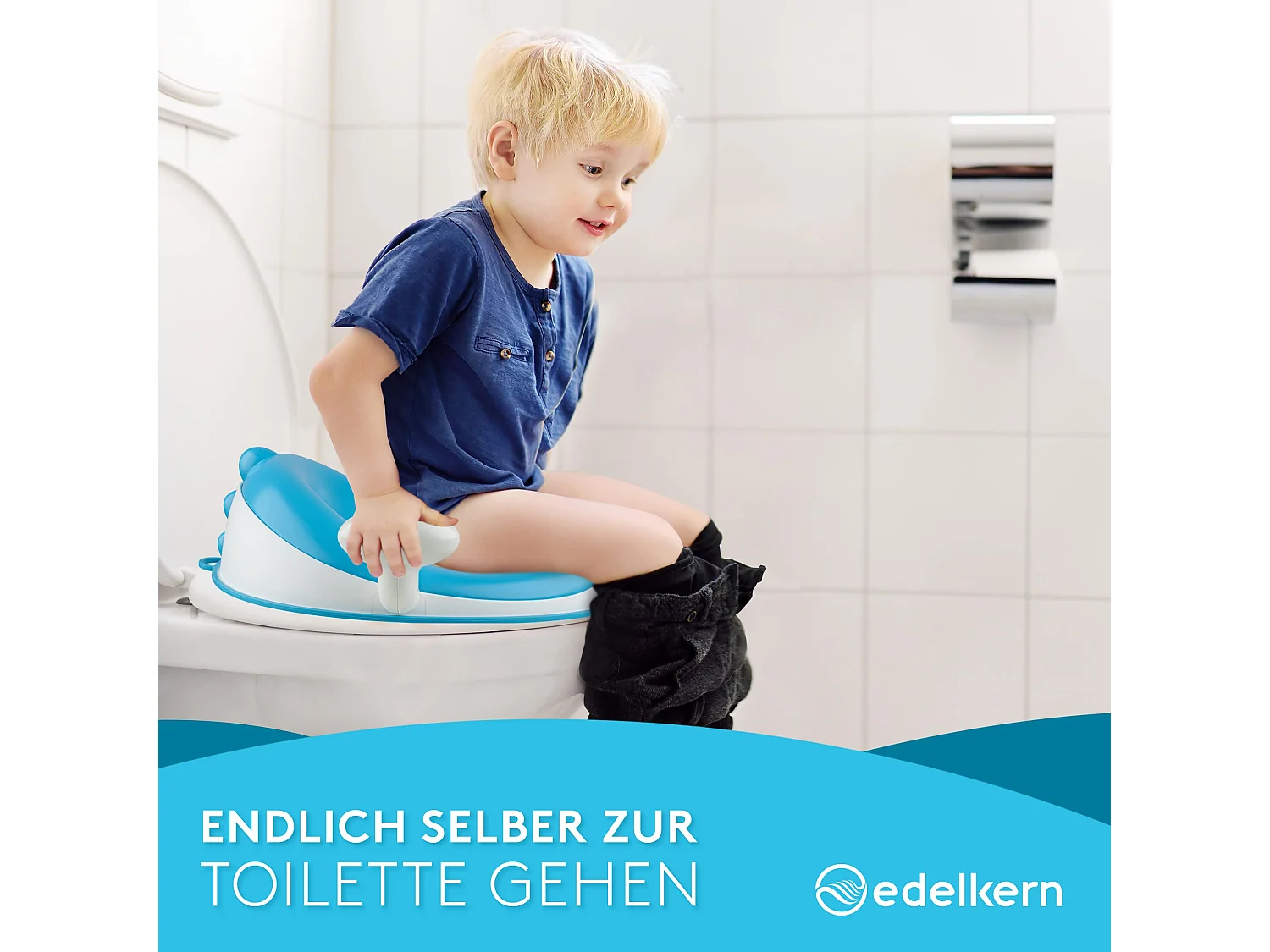 Edelkern Toilettensitz Kinder - Ergonomischer WC