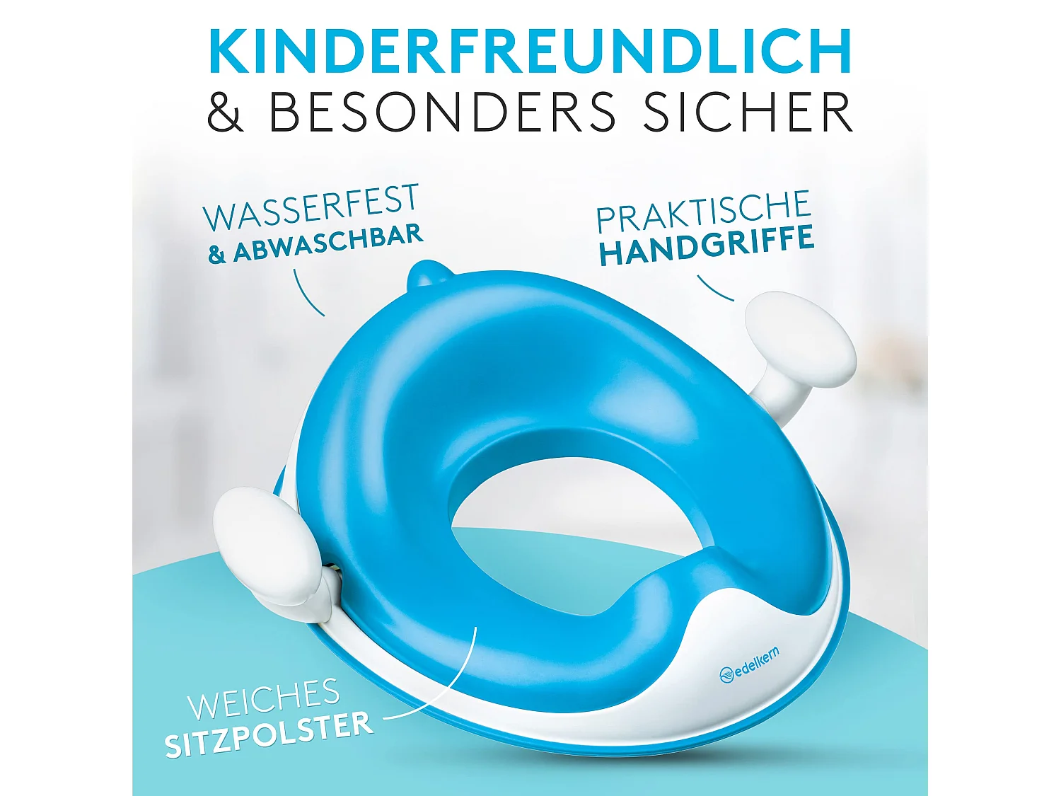 Edelkern Toilettensitz Kinder - Ergonomischer WC
