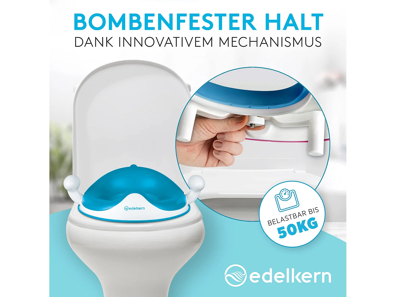 Edelkern Toilettensitz Kinder - Ergonomischer WC