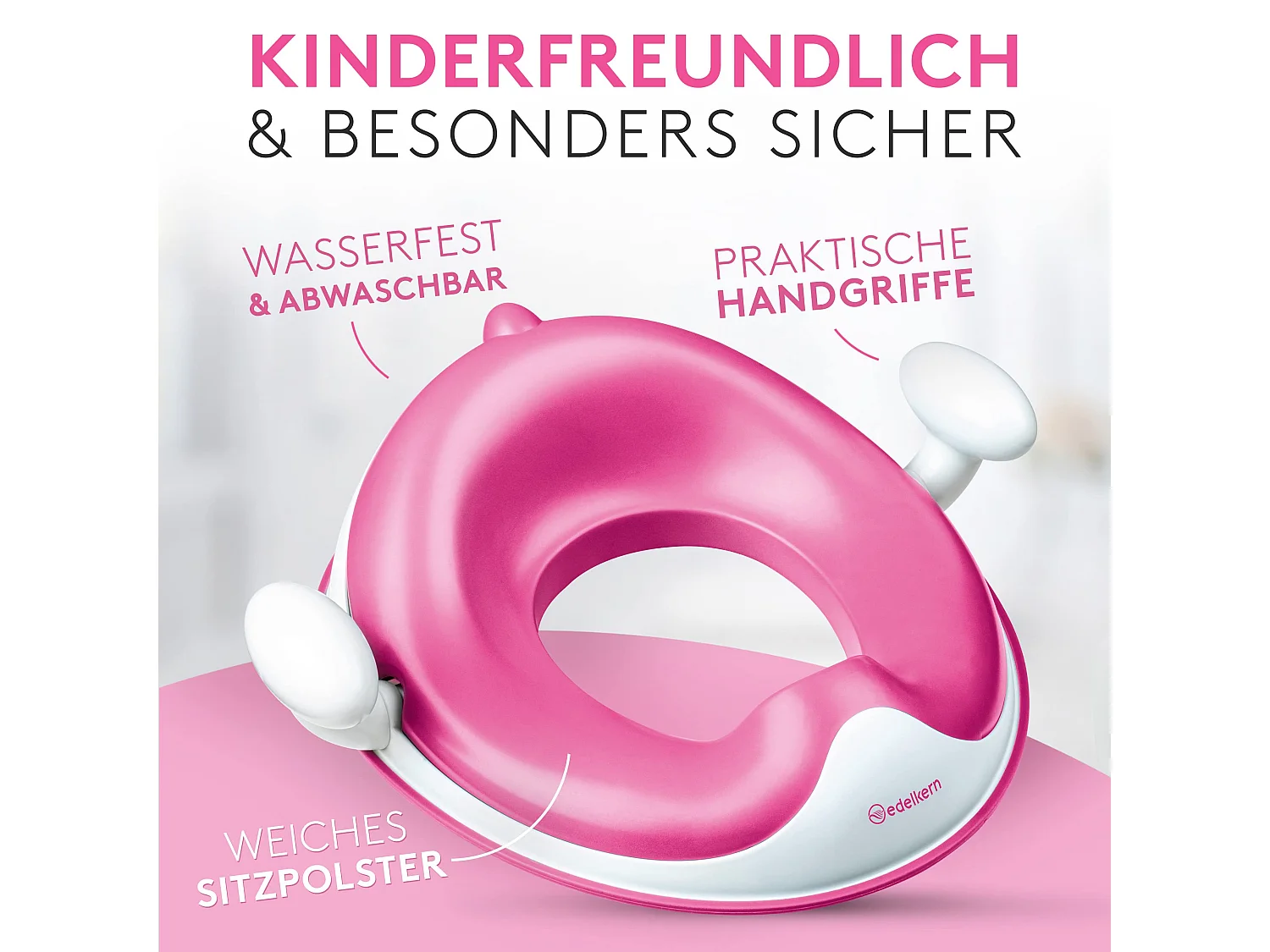 Edelkern Toilettensitz Kinder - Ergonomischer WC