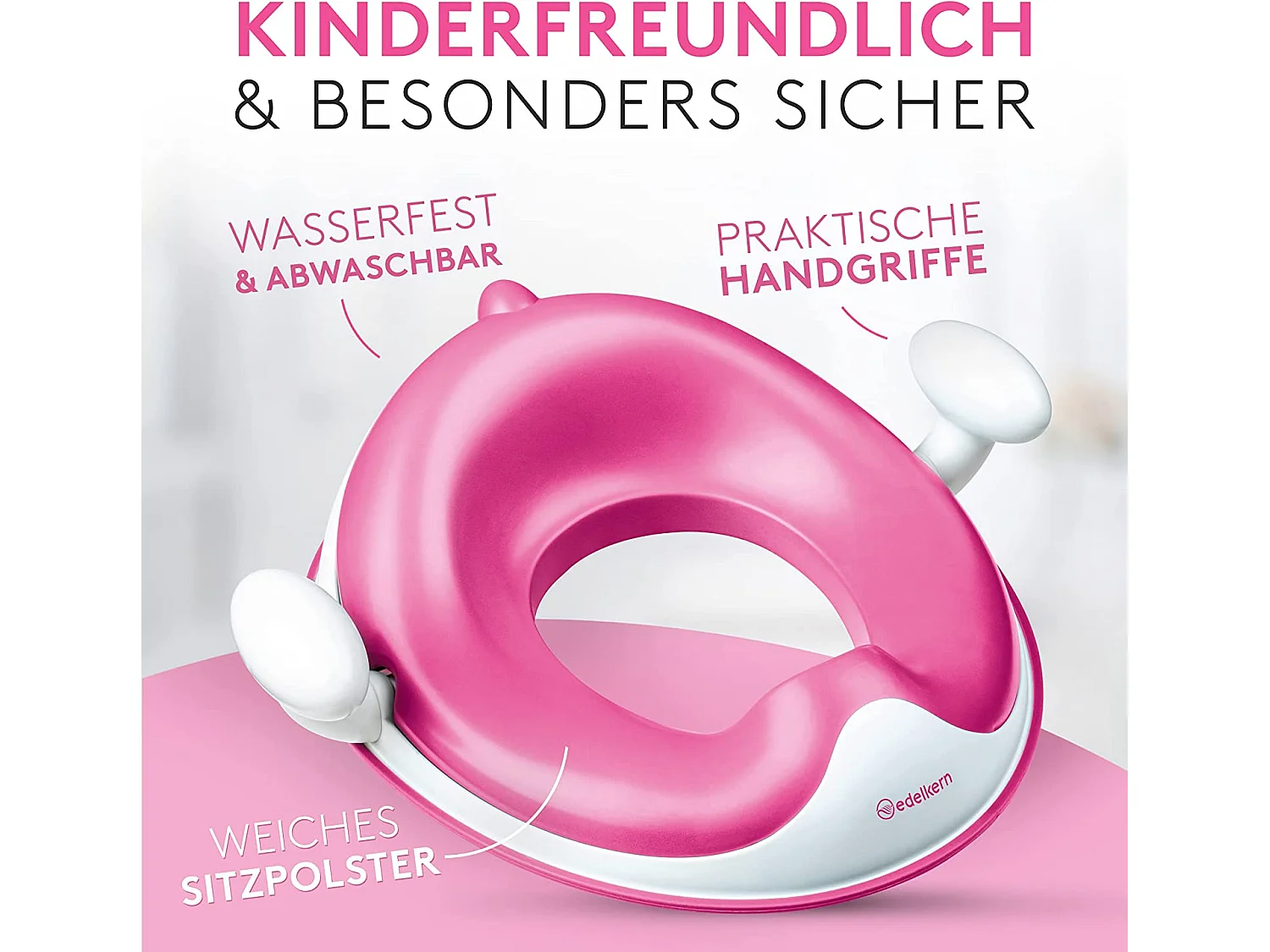 Edelkern Toilettensitz Kinder - Ergonomischer WC