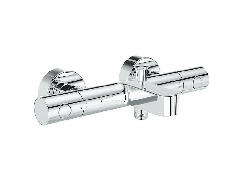 Thermostatische bad- en douchekraan GROHE Quickfix Precision in glanzend chroom - Opbouw wandmontage