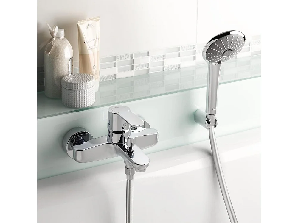 Bad- en douchemengkraan GROHE Quickfix Wave Cosmopolitan