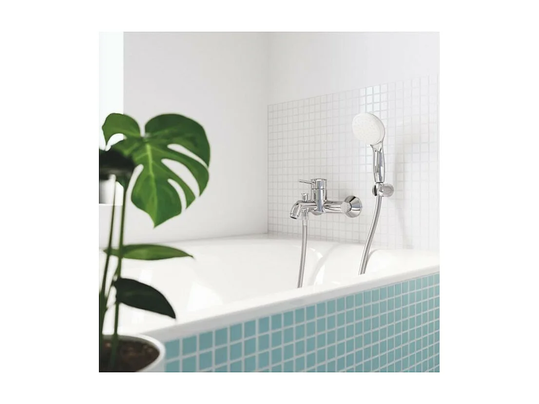 Mechanische Bad- und Duschmischbatterie GROHE Quickfix Start Classic verchromt