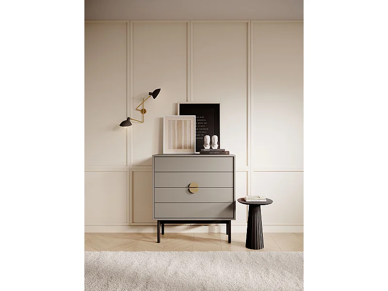 Ladekast - 85 cm - steengrijs - STOON