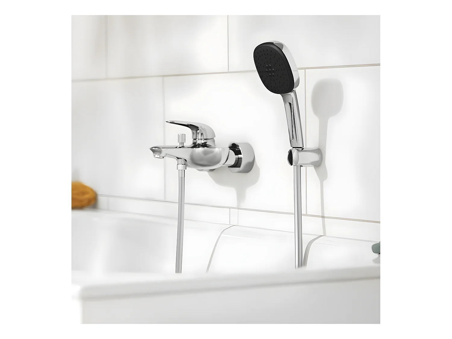 GROHE Quickfix Wave 2015 Chrom Badewannen- und Duschmischer