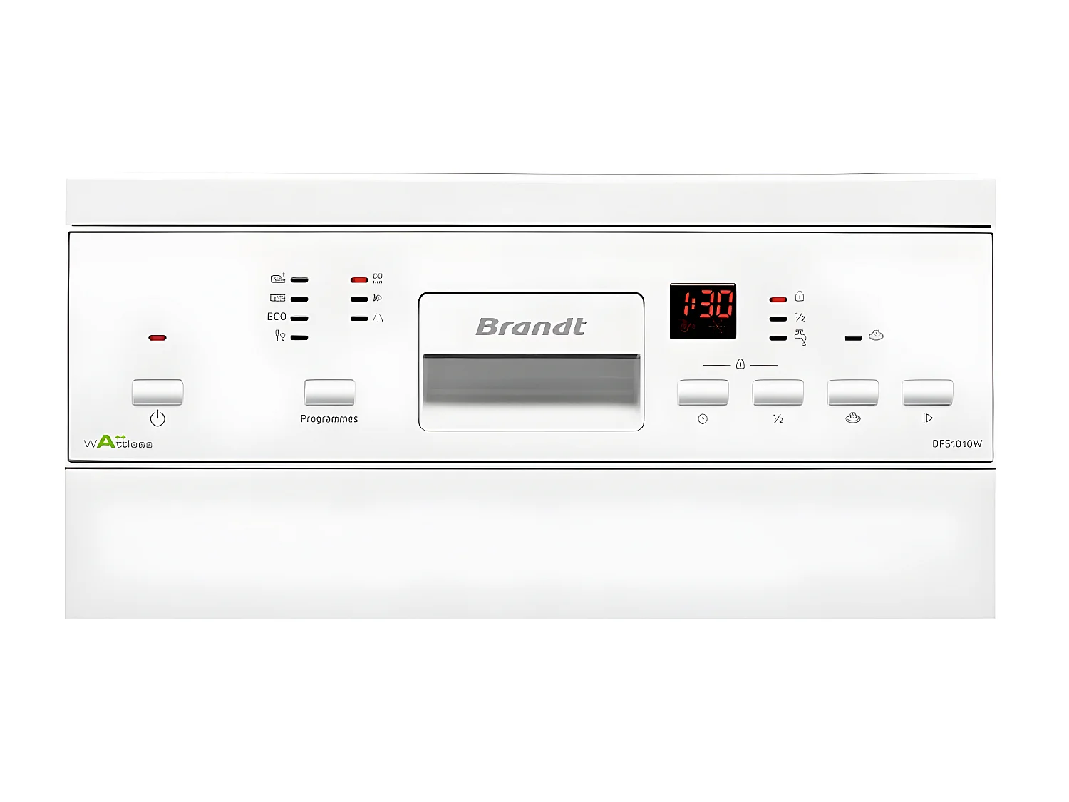 Lave-vaisselle pose libre BRANDT 10 Couverts 45cm A, BRADFS1010B