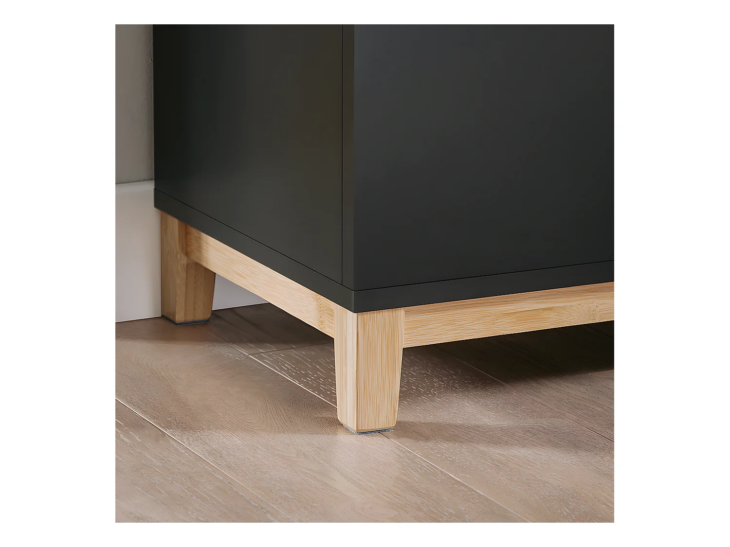 SoBuy Schoenenbank Opbergbank Ingang Schoenenkast met gevoerde zitting en 2 deuren, voor gang, entree, slaapkamer – 90 x 34 x 47 cm, FSR117-SCH