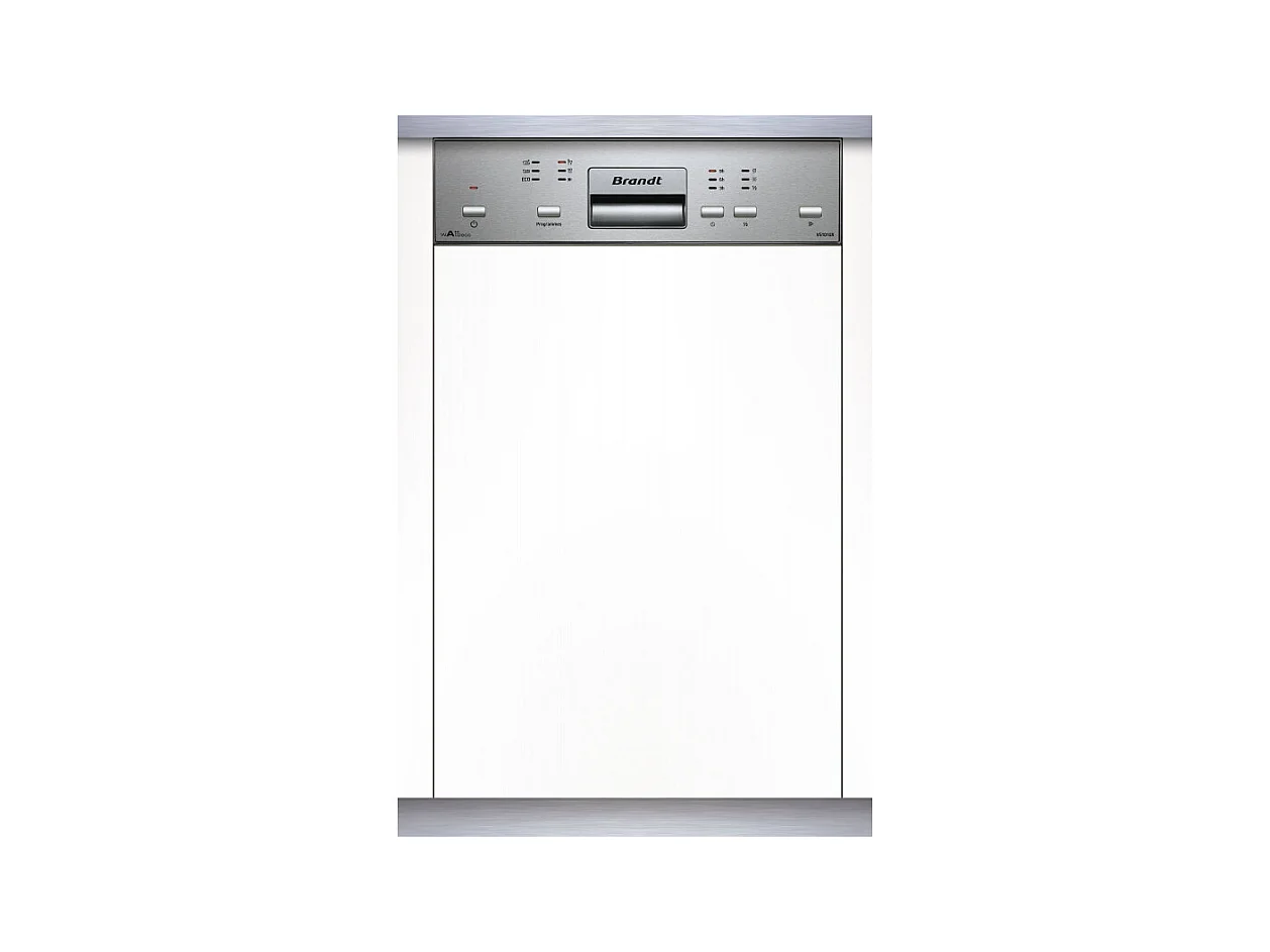 Lave-vaisselle encastrable BRANDT 10 Couverts 45cm E, VS 1010 X