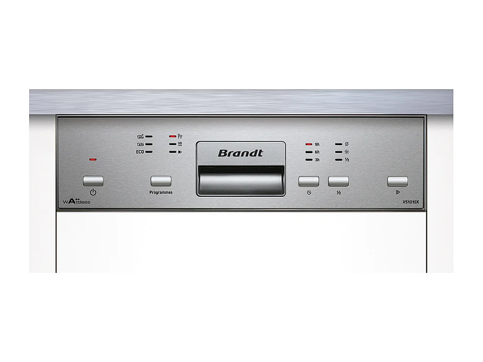 Lave-vaisselle encastrable BRANDT 10 Couverts 45cm E, VS 1010 X
