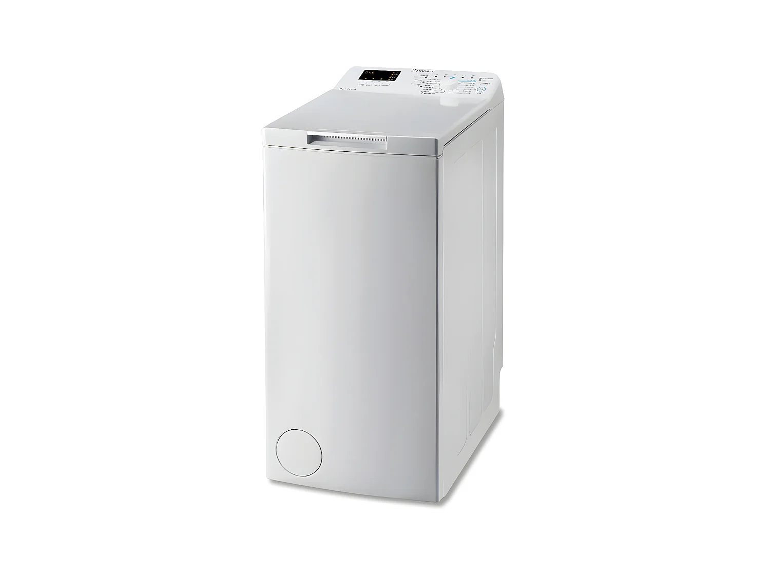 Lave-linge top 7kg 42L INDESIT 1200tr/min 40cm E, BTWS 72200 FRN